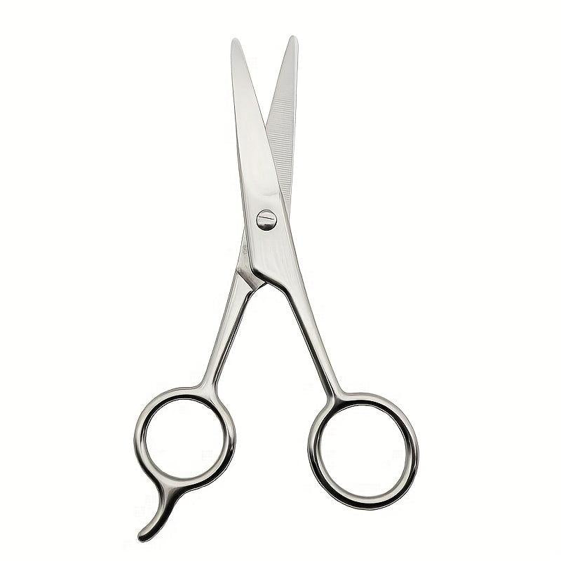 Haircut Scissors Stainless Steel Beard Scissors Nose Hair Scissors