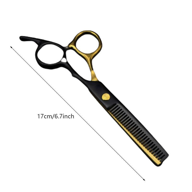Professional Golden Hairdressing Scissors Haircut Thinning Shears