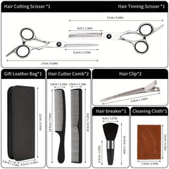 Pro Hairdressing Scissors Set Barber Salon Hairdressing Thinning Shears