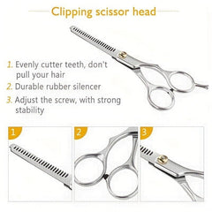 Hairdressing Scissors Hair Cutting Thinning Shears For Beginner