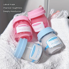 Coconut Milk Strawberry Lip Mask Pudding