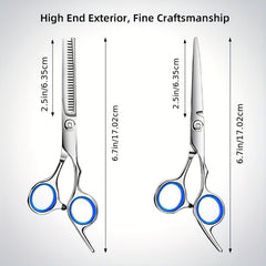 Hair Cutting Scissors Kit Professional Hairdressing Shears Set