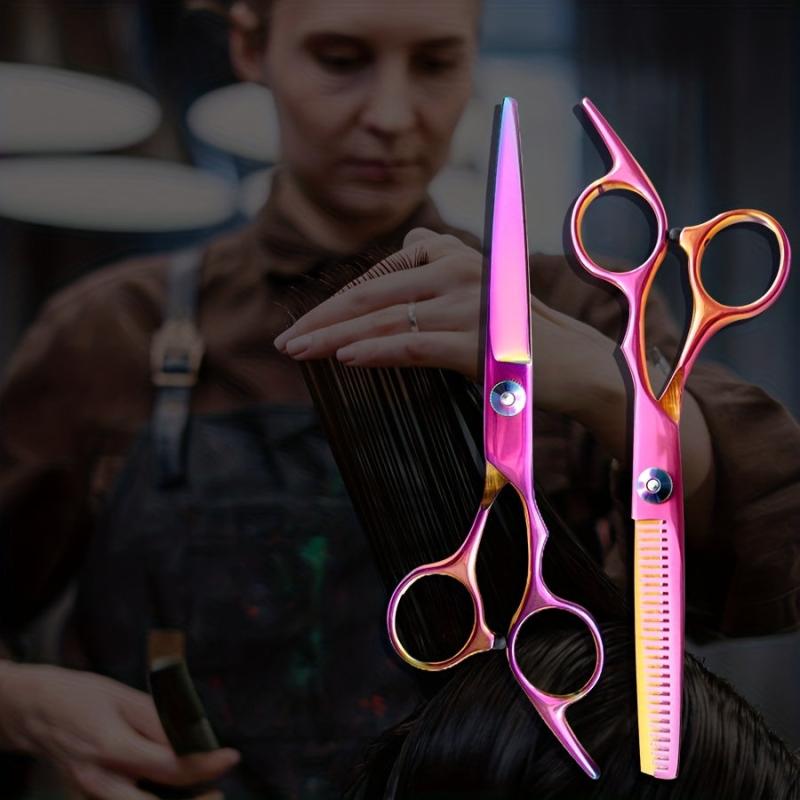 Professional Barber Shears for Salon and Home Use Thinning Scissors