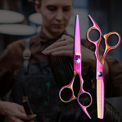 Professional Barber Shears for Salon and Home Use Thinning Scissors