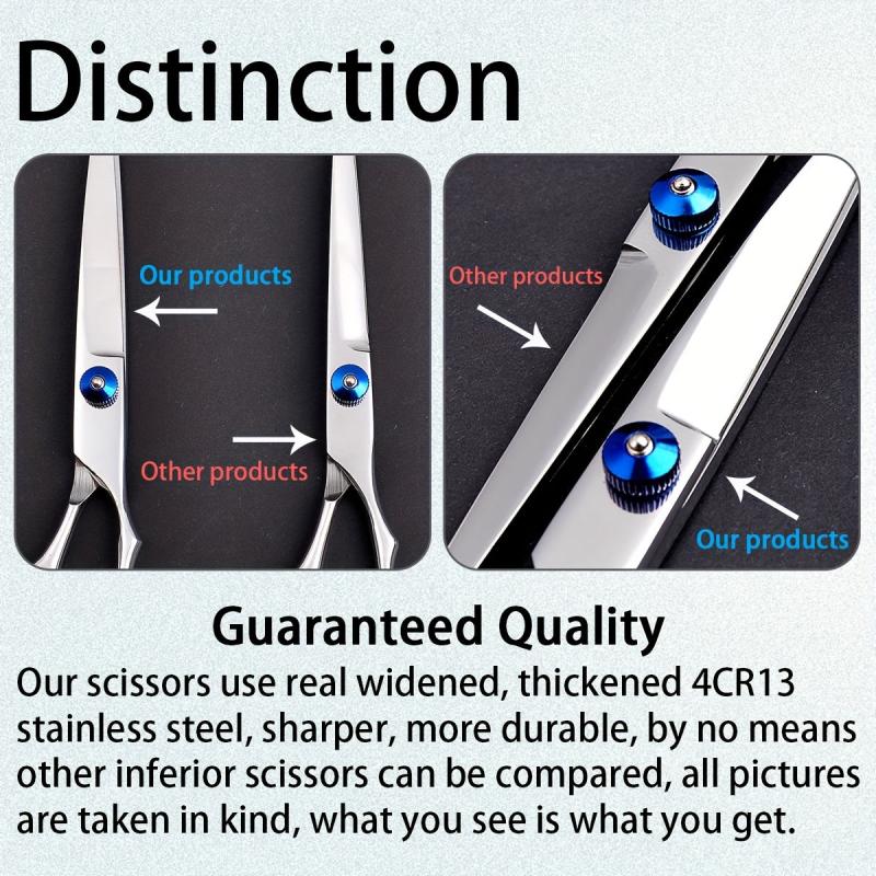 Professional Hair Cutting Scissors Kit 4CR13 Stainless Steel