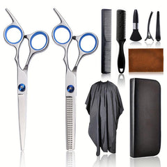 Professional Hair Cutting Scissors Kit 4CR13 Stainless Steel