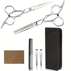 7pcs Hairdressing Scissors Kit Hair Cutting Thinning Scissors