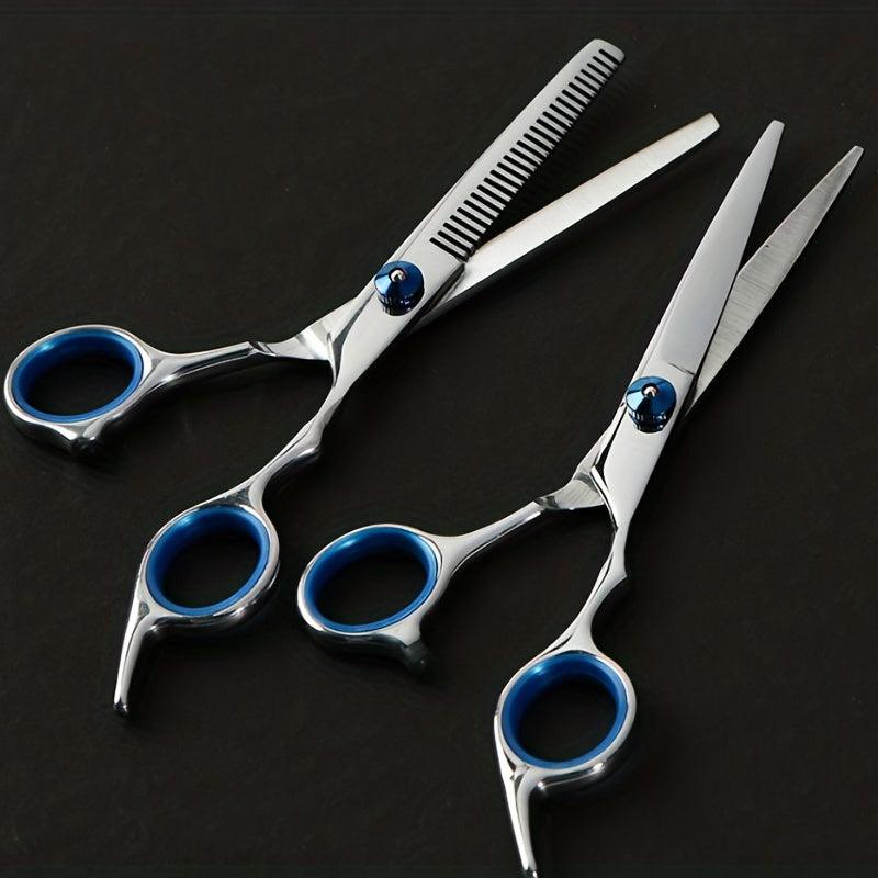 8pcs Hair Scissors Set Professional Haircut Scissors Hairdressing 15-24cm