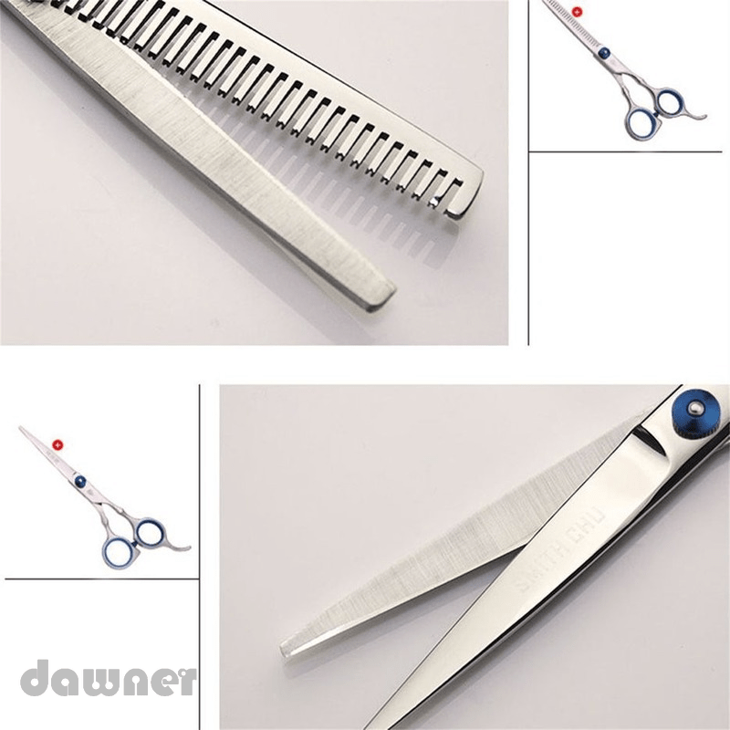 8pcs Hair Scissors Set Professional Haircut Scissors Hairdressing 15-24cm