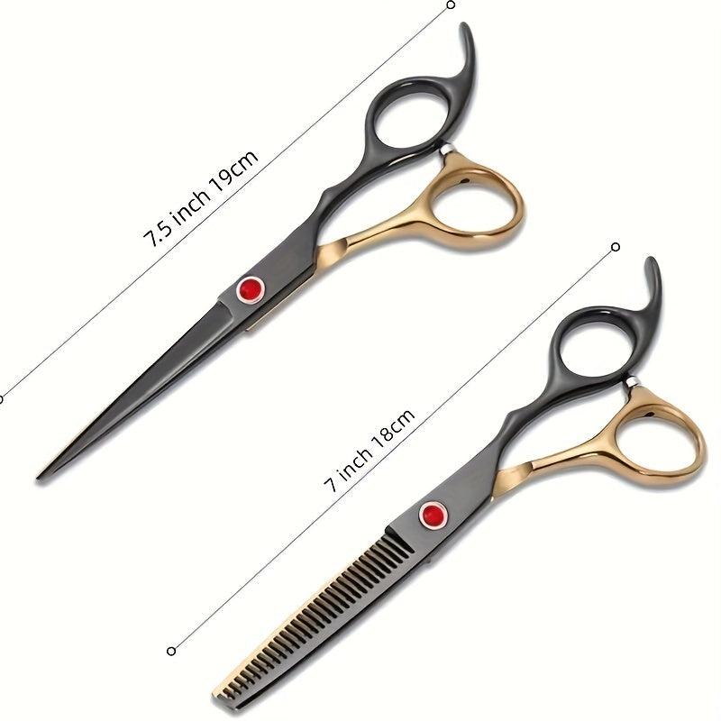 Professional Hair Cutting Scissors Set for Salon and Home Use