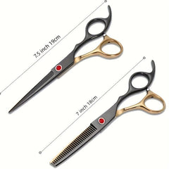Professional Hair Cutting Scissors Set for Salon and Home Use