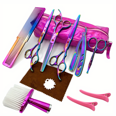 Professional Hair Cutting Scissors Set for Salon and Home Use