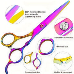 Professional Hair Cutting Scissors Set for Salon and Home Use