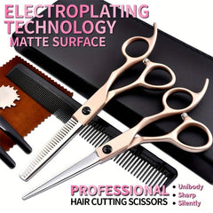 Professional Hair Cutting Scissors Set for Men & Women