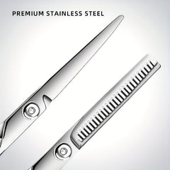 Hair Cutting Scissors Kit Stainless Steel Professional Hairdressing Shears Set