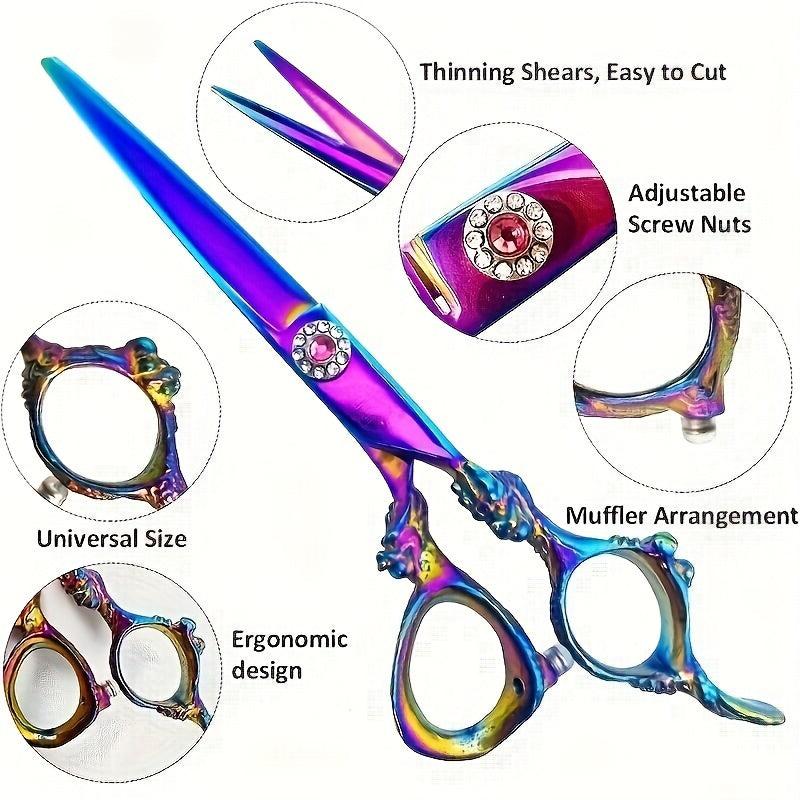 7pcs Hair Cutting Scissors Set Professional Hairdressing Tools Accessories