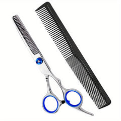 Professional Hair Cutting Shears Set Stainless Steel Hair Scissors Thinning Shea