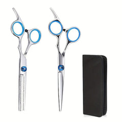 Hairdressing Tools Set Professional Hair Cutting Thinning Scissors Haircut Cape