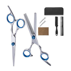 Pro Hairdressing Scissors Kit Thinning Cutting Set Barber Salon Household