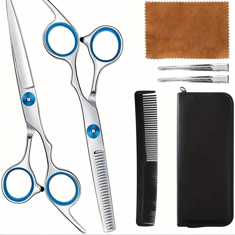 Hairdressing Scissors Set with Hair Cutting Styling Tools