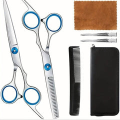 Hairdressing Scissors Set with Hair Cutting Styling Tools