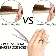 Hairdressing Scissors Set with Hair Cutting Styling Tools