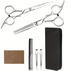 Hairdressing Scissors Set with Hair Cutting Styling Tools