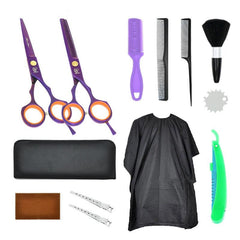 13Pcs Hair Cutting Thinning Scissors Set Stainless Steel Hairdressing Shears