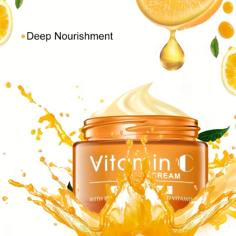Vitamin C Essence Cream for Skin Tone and Pore Reduction