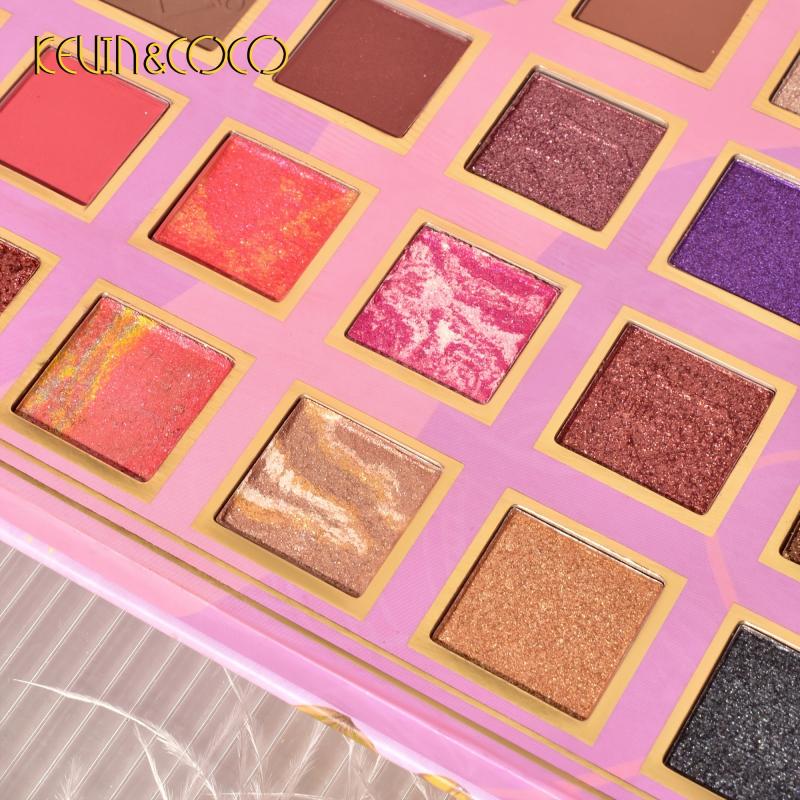40-Color Matte Pearly Sequin Eyeshadow Palette Anime Bunny Girl Packing