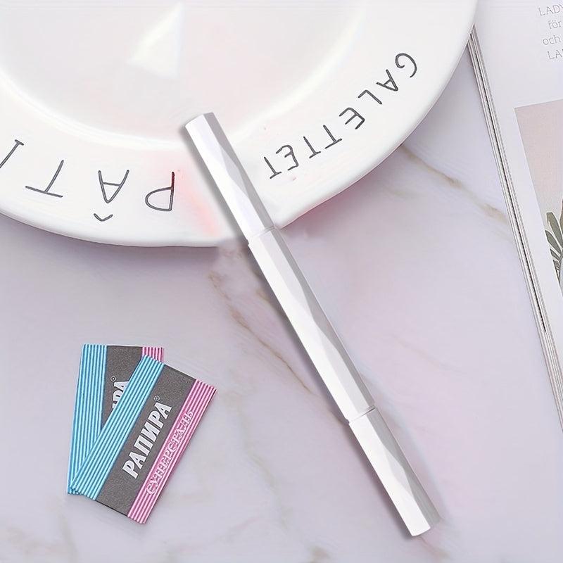 Double Headed Eyelash Comb Diamond Stainless Steel Brush Beauty Tool