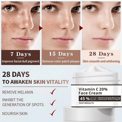 Hydrating Freckle Cream Corrects Dark Spots