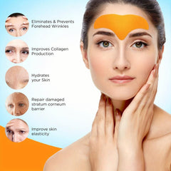 Forehead Patches 10 PCS Hyaluronic Acid Pads for Smooth Skin