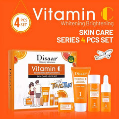 Vitamin C & Hyaluronic Acid Facial Care Set - Hydrate Moisturize Firm