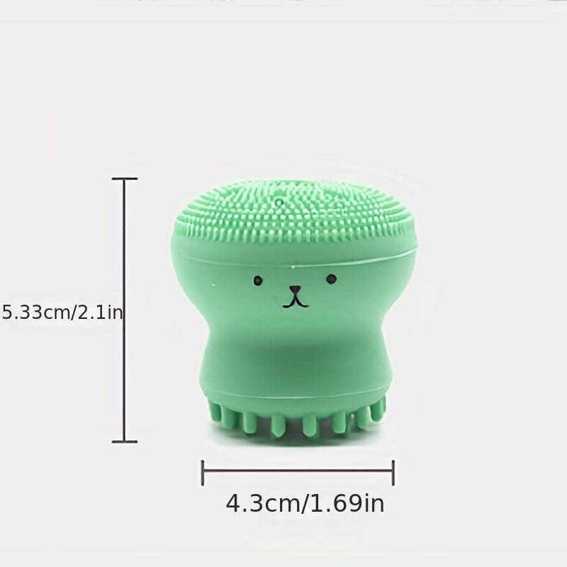 Silicone Octopus Face Cleaner Facial Brush Massager