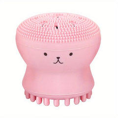 Silicone Octopus Face Cleaner Facial Brush Massager