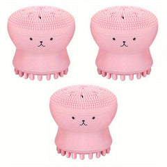 Silicone Octopus Face Cleaner Facial Brush Massager