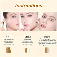 Protein Thread Lifting Set Soluble Protein Thread And Nano Golden Essence