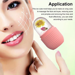 Silicone Ice Cube Massager for Face and Eyes - Fade Fine Lines