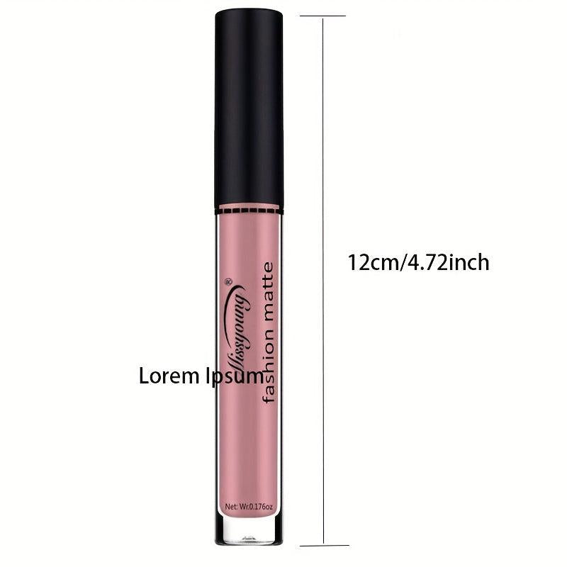 Matte Lip Gloss Non Stick Cup Long Wear Waterproof Lipstick