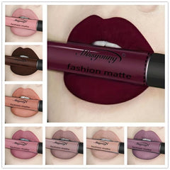 Matte Lip Gloss Non Stick Cup Long Wear Waterproof Lipstick
