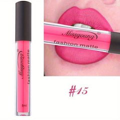 Matte Lip Gloss Non Stick Cup Long Wear Waterproof Lipstick