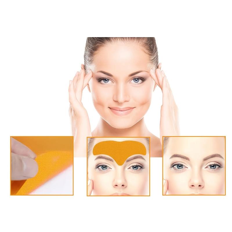 10pcs Wrinkle Smoothing Patches for Forehead and Eyes