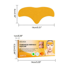10pcs Wrinkle Smoothing Patches for Forehead and Eyes