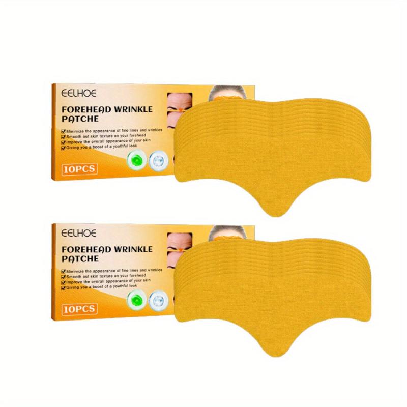 10pcs Wrinkle Smoothing Patches for Forehead and Eyes