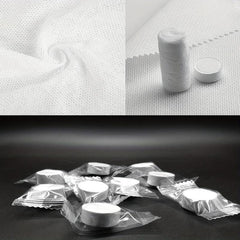 Compressed Towel Coin Tissues Portable Wipe Napkin Paper Tablets