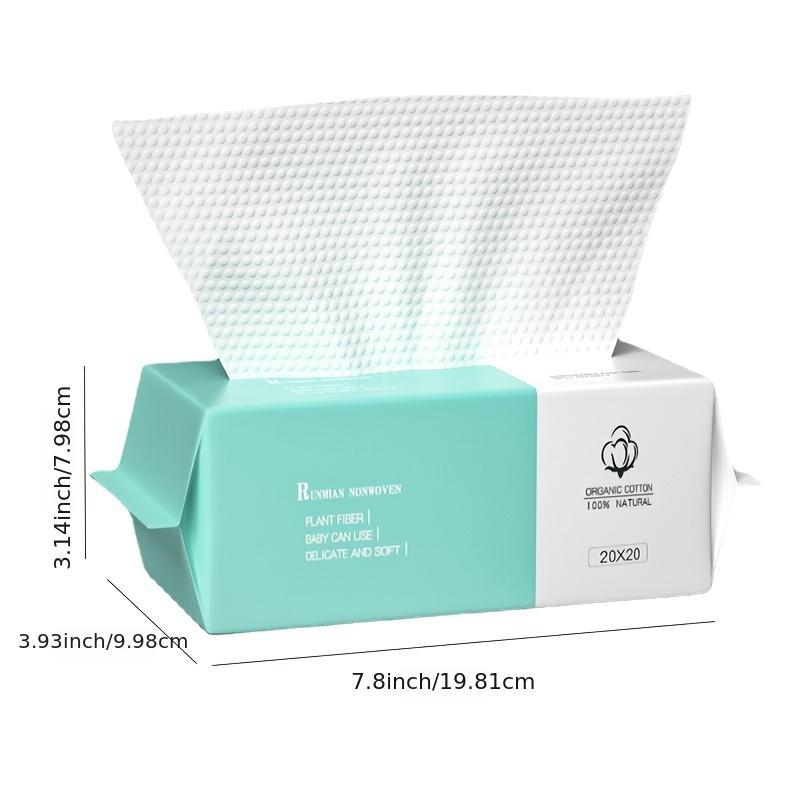 Facial Dry Wipes 100ct Disposable Face Towel Tissue for Skin Care