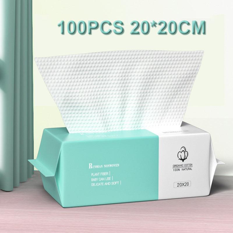 Facial Dry Wipes 100ct Disposable Face Towel Tissue for Skin Care