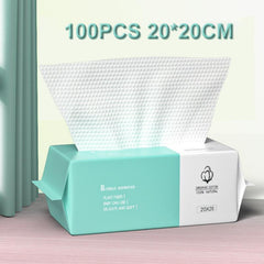 Facial Dry Wipes 100ct Disposable Face Towel Tissue for Skin Care