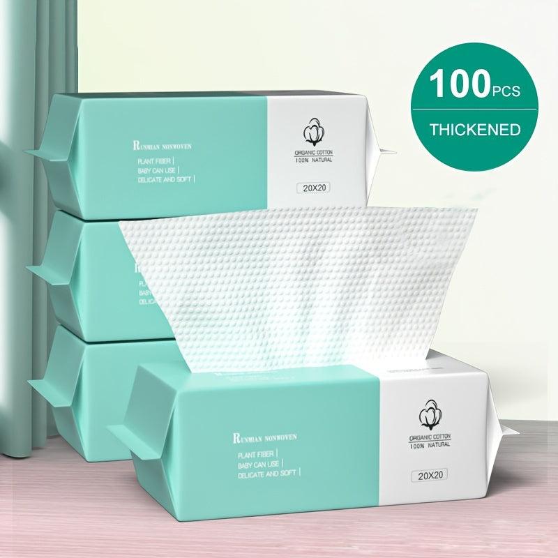 Facial Dry Wipes 100ct Disposable Face Towel Tissue for Skin Care